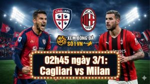 Nhận định Cagliari vs Milan 02h45 ngày 3/1: Milan áp đảo tại Sardinia
